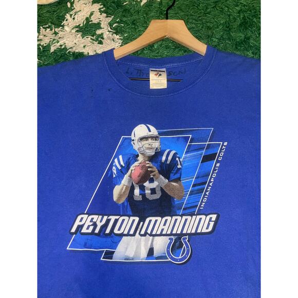 Vintage Peyton Manning Shirt Indianapolis Colts Player Graphic Tee 2000s Large - Picture 12 of 12